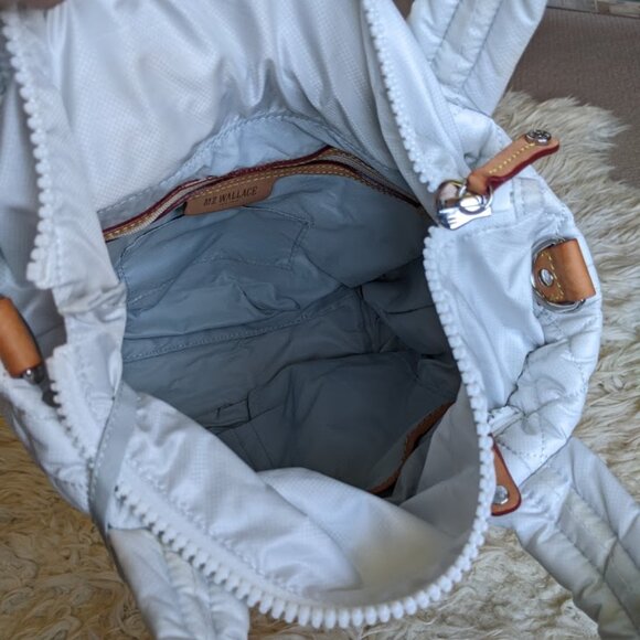 RARE Mz Wallace Dawn Quilted Rainbow Stripe Mini Tote Bag Deluxe Pride Edition - Picture 5 of 10